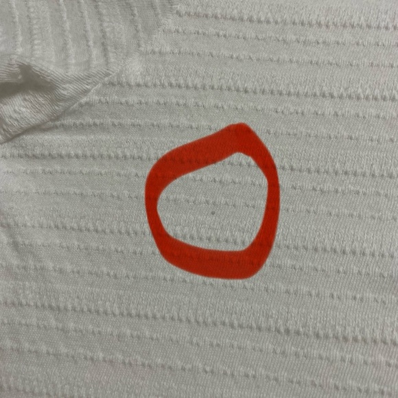 Ralph Lauren White 3/4 Sleeve Ribbed Tee - Picture 8 of 8